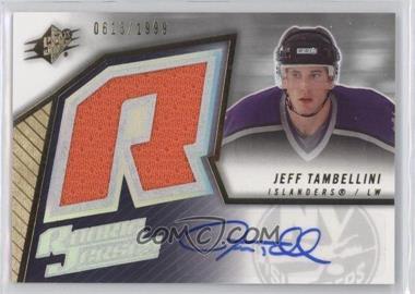 2005-06 SPx #231 - Jeff Tambellini JSY AU RC (Rookie Card)/1999 - Courtesy of CheckOutMyCards.com