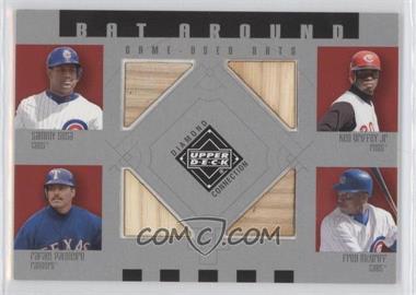 2002 Upper Deck Diamond Connection Bat Around Quads #SGPM - Sosa/Grif/Raffy/McGriff - Courtesy of CheckOutMyCards.com