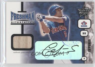 2001 Leaf Rookies and Stars Freshman Orientation Autographs #FO14 - Cesar Izturis Bat/100 - Courtesy of CheckOutMyCards.com