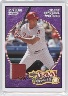 2008 Upper Deck Heroes Patch Purple #137 - Pat Burrell/5 - Courtesy of CheckOutMyCards.com