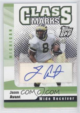 2006 Topps Draft Picks and Prospects Class Marks Autographs #CMJA - Jason Avant D - Courtesy of CheckOutMyCards.com