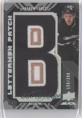 2008-09 UD Black #69 - Andrew Ebbett RC (Rookie Card)/399 - Courtesy of CheckOutMyCards.com