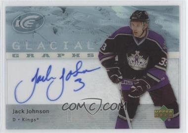 2007-08 Upper Deck Ice Glacial Graphs #GGJJ - Jack Johnson - Courtesy of CheckOutMyCards.com