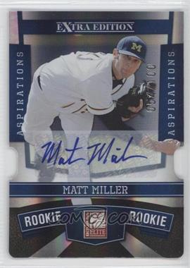 2010 Donruss Elite Extra Edition Signature Aspirations #174 - Matt Miller/100 - Courtesy of CheckOutMyCards.com