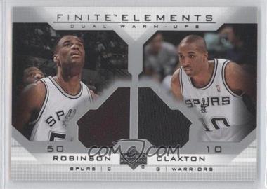 2003-04 Upper Deck Finite Elements Warmups #FE25 - David Robinson Speedy Claxton - Courtesy of CheckOutMyCards.com