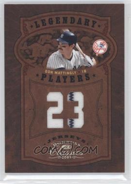 2005 Donruss Classics Legendary Players Jersey Number #10 - Don Mattingly/23 - Courtesy of CheckOutMyCards.com