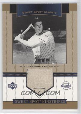2003 Sweet Spot Classics Pinstripes #JD - Joe DiMaggio SP - Courtesy of CheckOutMyCards.com