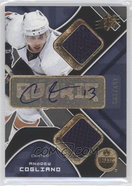 2007-08 SPx #210 - Andrew Cogliano JSY AU RC (Rookie Card)/999 - Courtesy of CheckOutMyCards.com