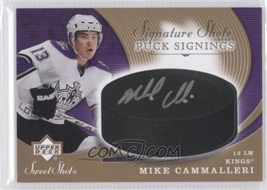 2007-08 Sweet Shot Signature Shots Puck Signings #SSPCA - Mike Cammalleri - Courtesy of CheckOutMyCards.com