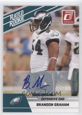 2010 Donruss Rated Rookies Autographs #10 - Brandon Graham/25* - Courtesy of CheckOutMyCards.com