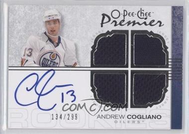 2007-08 OPC Premier #101 - Andrew Cogliano JSY AU RC (Rookie Card)/299 - Courtesy of CheckOutMyCards.com