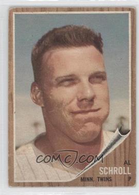 1962 Topps #102 - Al Schroll - Courtesy of CheckOutMyCards.com