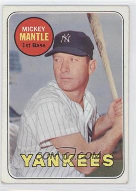 1969 Topps #500A - Mickey Mantle UER (No Topps Copyright on Back) - Courtesy of CheckOutMyCards.com