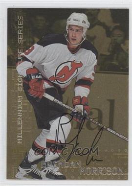 1999-00 BAP Millennium Autographs Gold #149 - Brendan Morrison - Courtesy of CheckOutMyCards.com