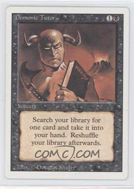 1994 Magic the Gathering Revised Edition #62 - Demonic Tutor U :K: - Courtesy of CheckOutMyCards.com