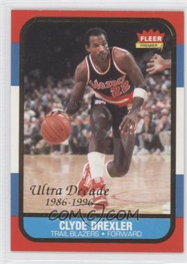 1996-97 Ultra Decade of Excellence #U1 - Clyde Drexler - Courtesy of CheckOutMyCards.com