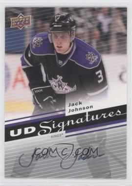2007-08 Upper Deck UD Signatures #UDSJJ - Jack Johnson - Courtesy of CheckOutMyCards.com