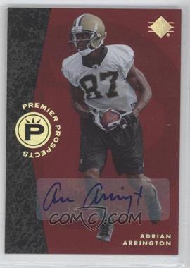 2008 SP Rookie Edition Autographs #341 - Adrian Arrington 96 - Courtesy of CheckOutMyCards.com