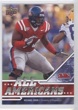 2009 Upper Deck Draft Edition Blue 50 #279 - Michael Oher AA/50 - Courtesy of CheckOutMyCards.com