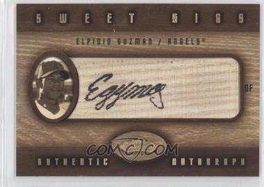 2002 Fleer Showcase Sweet Sigs Lumber #15 - Elpidio Guzman - Courtesy of CheckOutMyCards.com