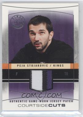 2003-04 Flair Final Edition Courtside Cuts Patches Platinum #PS - Peja Stojakovic/55 - Courtesy of CheckOutMyCards.com
