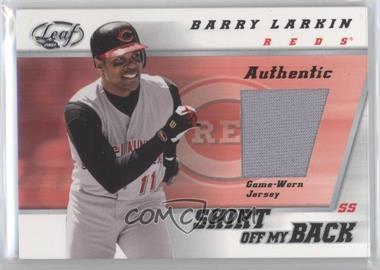 2002 Leaf Shirt Off My Back #BL - Barry Larkin - Courtesy of CheckOutMyCards.com