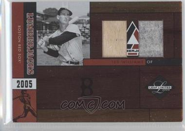 2005 Leaf Limited Lumberjacks Combos #37 - Ted Williams Bat-Jsy/10 - Courtesy of CheckOutMyCards.com