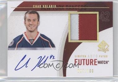 2010-11 SP Authentic Limited Autographed Patches #290 - Chad Kolarik/100 - Courtesy of CheckOutMyCards.com
