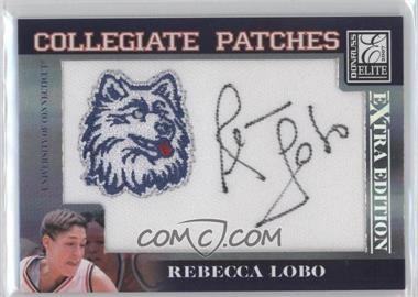 2007 Donruss Elite Extra Edition Collegiate Patches #14 - Rebecca Lobo/250 - Courtesy of CheckOutMyCards.com