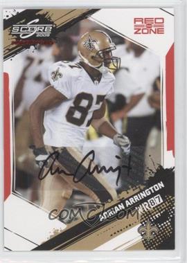 2009 Score Inscriptions Autographs Red Zone #181 - Adrian Arrington/30 - Courtesy of CheckOutMyCards.com