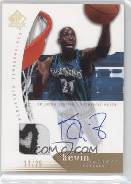 2005-06 SP Authentic Limited Extra Autographs #49 - Kevin Garnett/25 - Courtesy of CheckOutMyCards.com