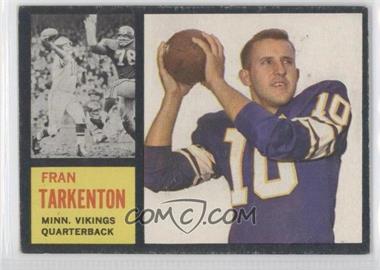 1962 Topps #90 - Fran Tarkenton SP RC (Rookie Card) - Courtesy of CheckOutMyCards.com