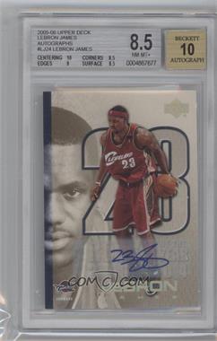 2005-06 Upper Deck LeBron James Autographs #LJ24 - LeBron James/1 BGS GRADED 8.5 - Courtesy of CheckOutMyCards.com