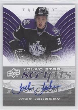 2008-09 Upper Deck Trilogy Young Star Scripts #YSJJ - Jack Johnson - Courtesy of CheckOutMyCards.com