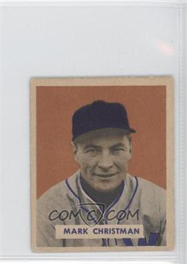 1949 Bowman #121 - Mark Christman RC (Rookie Card) - Courtesy of CheckOutMyCards.com