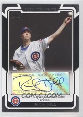 2008 Topps Highlights Autographs #RH - Rich Hill D - Courtesy of CheckOutMyCards.com