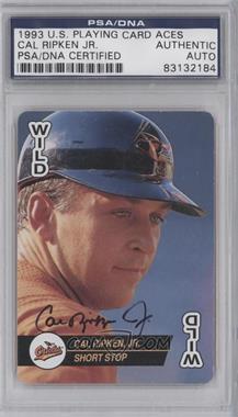 1993 U.S. Playing Cards Aces #WCOA - Cal Ripken AU PSA/DNA Certified Auto AUTHENTICATED AUTHENTIC - Courtesy of CheckOutMyCards.com