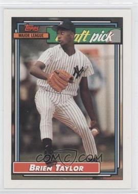 1992 Topps #6 - Brien Taylor RC (Rookie Card) - Courtesy of CheckOutMyCards.com