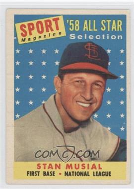 1958 Topps #476 - Stan Musial AS TP - Courtesy of CheckOutMyCards.com