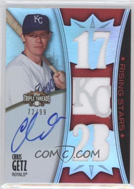 2010 Topps Triple Threads #153 - Chris Getz Jsy AU/99 - Courtesy of CheckOutMyCards.com