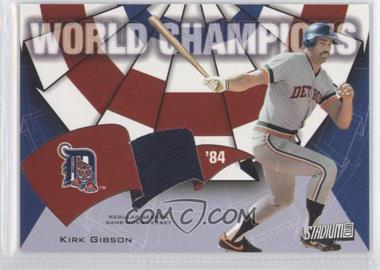 2002 Stadium Club World Champion Relics #WCKG2 - Kirk Gibson Jsy - Courtesy of CheckOutMyCards.com