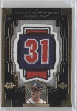 2003 Sweet Spot Patches #GM1 - Greg Maddux - Courtesy of CheckOutMyCards.com