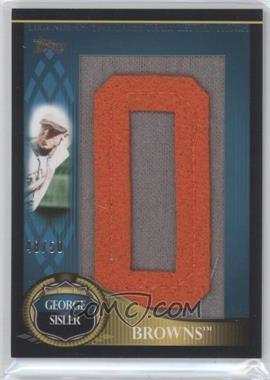 2009 Topps Update Legends of the Game Team Name Letter Patch #GS - George Sisler/50 * Letters spell St. Louis (each letter serial #'d/50) - Courtesy of CheckOutMyCards.com