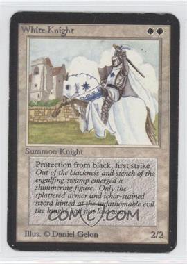 1993 Magic the Gathering Alpha #287 - White Knight U :W: - Courtesy of CheckOutMyCards.com