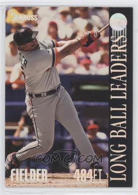 1994 Donruss Long Ball Leaders #1 - Cecil Fielder - Courtesy of CheckOutMyCards.com
