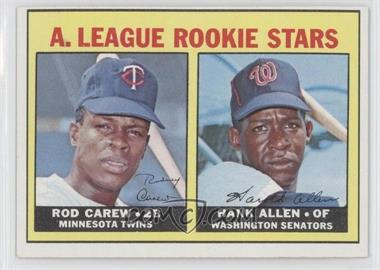 1967 Topps #569 - Rookie Stars Rod Carew RC (Rookie Card) Hank Allen RC (Rookie Card) DP - Courtesy of CheckOutMyCards.com