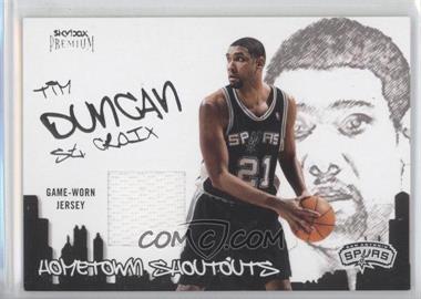 2004-05 SkyBox Premium Hometown Shout Outs Jerseys #TD - Tim Duncan - Courtesy of CheckOutMyCards.com