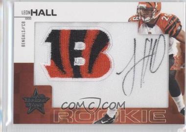 2007 Leaf Rookies and Stars #228 - Leon Hall/99 AU RC (Rookie Card) - Courtesy of CheckOutMyCards.com