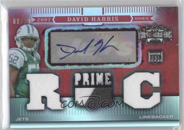 2007 Topps Triple Threads Rookie Autographed Relic Prime Red #102 - David Harris JSY AU/10 - Courtesy of CheckOutMyCards.com