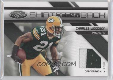 2010 Certified Shirt Off My Back Materials Prime #33 - Charles Woodson/50 - Courtesy of CheckOutMyCards.com